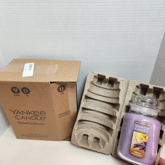🆕️YANKEE CANDLE Lemon Lavender 🪻🍋Large Candle Glass Jar with Lid NEW - Picture 7 of 7